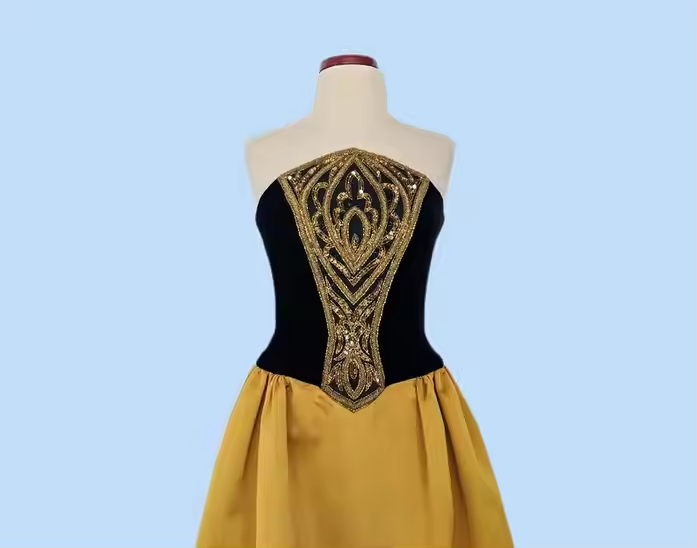Vintage 90s Bob Mackie Maxi Eco-Friendly Mesh Beaded Cocktail Casual Dress Black Gold Floral Embellished Sequins Natural| Alibaba.com Vintage 90s Bob Mackie Maxi Eco-Friendly Mesh Beaded Cocktail Casual Dress Black Gold Floral Embellished Sequins Natural| Alibaba.com