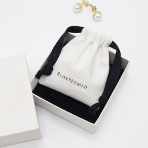 Pochette en toile de haute qualité pour peignes, sac d'emballage pour peignes, petite pochette en coton à cordon pour bijoux et cadeaux - Product Image 6