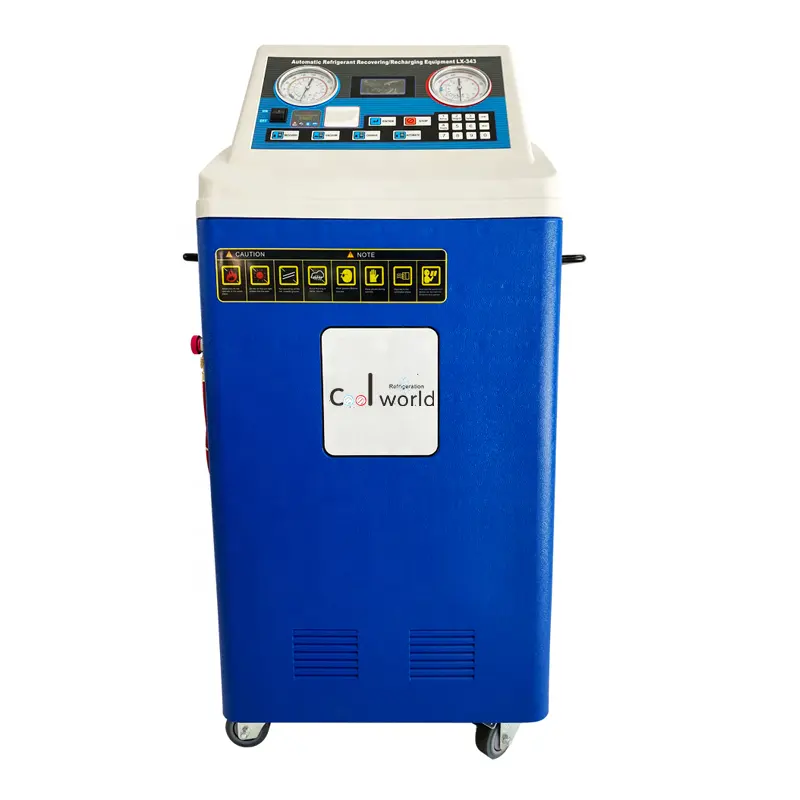 Machine professionnelle entièrement automatique de récupération, de recyclage et de recharge du réfrigérant A/C de voiture R134a