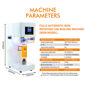 Chai PET có thể niêm phong máy nhôm có thể niêm phong máy Soda bia nước trái cây có thể niêm phong máy - Product Image 3