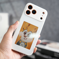 JOYPORODO B001 Coque de Téléphone NFC avec Écran Intelligent LED E-Ink, Étui PC pour iPhone NFC 12 13 14 15 Pro Max, Housse Personnalisable avec Affichage