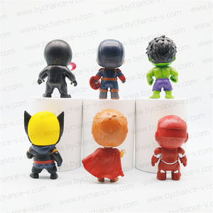 Figura de Acción de Superhéroe de Dibujos Animados en 3D, Modelo de PVC, Juguete para Niños, Artículo en Oferta para Máquinas de Cápsulas Coleccionables - Product Image 2