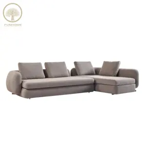 Modern sectional reclining fabric lounge sofa for home furniture