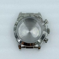 Jam Tangan Mekanik Pria Klasik Abu-abu Beton 904L dengan Kualitas Kerajinan Tinggi, Casing 4131, Timer Tiga Dial Kecil Hitam, Jam Tangan Olahraga.