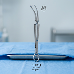 Pinces à serviettes Doyen en acier inoxydable de haute qualité pour chirurgie générale, 18 cm / 7 pouces, instruments chirurgicaux - Product Image 5