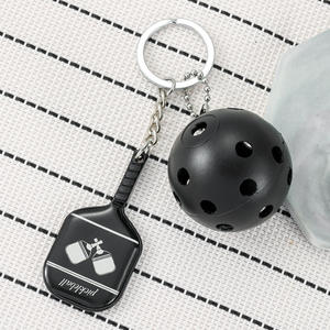 Hot Sale Personal isierte Pickle ball Schlüssel bund für Werbe geschenke - Product Image 4