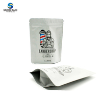 Sachets Doypack Blancs Autoportants avec Fermeture Ziplock en Plastique pour Emballage