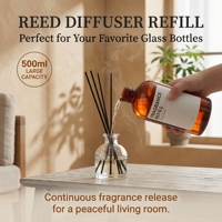 Coffret Cadeau Diffuseur de Luxe à Bâtonnets, Promotionnel, Meilleures Ventes, avec Logo Personnalisé, Flacon Rechargeable en Plastique pour Désodorisant d'Ambiance, Idéal Hôtels et Entreprises
