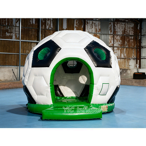 <span class=keywords><strong>Castillo</strong></span> Inflable Gigante con Forma de Balón de Fútbol, Casa de Brinco con Temática Deportiva de Grado Comercial <span class=keywords><strong>para</strong></span> Eventos al Aire Libre - Product Image 3
