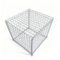 Panier gabion en treillis soudé galvanisé, antirouille, pour la régulation des rivières, la protection des pentes, la décoration des jardins et des paysages - Durable, facile à installer