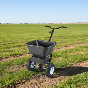 Esparcidor de Fertilizante Manual con Capacidad de 100 lb, Ancho de Extensión de 0 a 9.8 Pies, Ruedas Neumáticas, Uso Agrícola - Product Image 2
