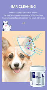 Huisdier Oor Doekjes Biologische Aangepaste Parel Textuur Huisdier Natte Doekjes Natte Vinger Bedjes Traanvlekken Tandplak Remover Voor Katten En Honden - Product Image 3