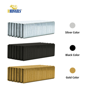 Clous à couronne étroite 18GA série 90 9016-9040 galvanisés robustes pour cloueuse pneumatique, construction, palettes, bois, acier lisse - Product Image 2