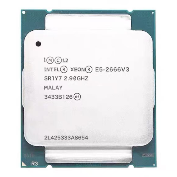 E5-2666 V3 10 Core 2.9GHz 135W Socket LGA2011-3 Server CPU Processor 64-bit Virtualization Technology 22nm 256KB L2 Cache 25MB