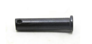 M4 M5 10mm ~ 60mm goupille avec trou en acier tête plate cylindre broches NOIR - Product Image 4