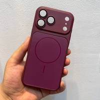 Casing HP BAILI Factory Populer, Model IP 17PM, Magnetik AG Biru dan Merah Tua untuk OPPO Realme C71/C53/C51