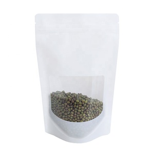 <span class=keywords><strong>Bolsas</strong></span> de sellado con cierre de cremallera para alimentos, paquete de plástico para comida, con ventana cuadrada, color blanco, venta al <span class=keywords><strong>por</strong></span> <span class=keywords><strong>mayor</strong></span> - Product Image 3