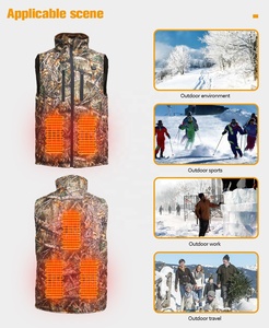 <span class=keywords><strong>Gilet</strong></span> <span class=keywords><strong>chauffant</strong></span> <span class=keywords><strong>de</strong></span> <span class=keywords><strong>chasse</strong></span> sans manches en polyester respirant, coupe-vent, camouflage, pour l'extérieur en hiver - Product Image 4