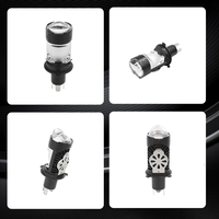 Mini projecteur LED H4 pour phare de voiture, 12V, nouveau, 6000K, 80W/paire, 10000LM, faisceau haut/bas, ampoule Bi LED