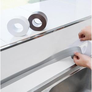 Rollos de cinta a prueba de moho para cocina y baño, tira de sellado de esquinas impermeable de PVC para protección de esquinas de fregadero, encimera, inodoro y pared - Product Image 5