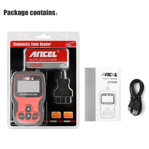 Ancel VD500 Auto-Diagnosegerät Vollsystem-Einzelscan Airbag <span class=keywords><strong>ABS</strong></span> Öl EPB Kfz-Scanner-Werkzeug Auto-Diagnose-Scanner - Product Image 6