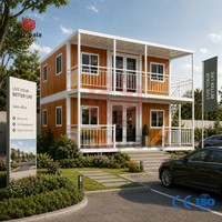 Casa Contenedor Expandible de Acero para Alojamiento de Emergencia con Suministro de Distribuidor