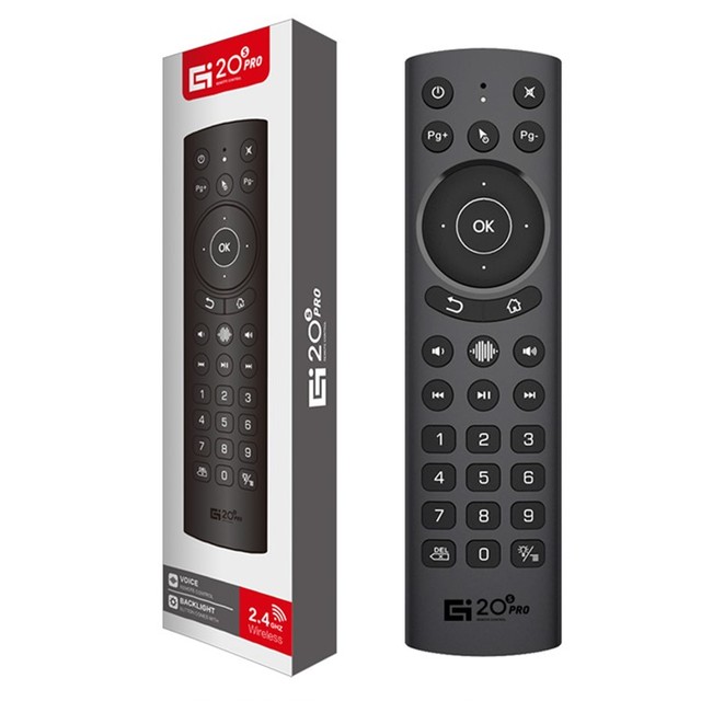Voice Remote Control TV Box G20S PRO Air Mouse IR Learning Backlit 2.4G Wireless Voice Assistant New Model