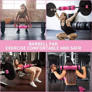 Su misura <span class=keywords><strong>in</strong></span> schiuma bilanciere Pad Squat Pad Set libero pesi accessorio <span class=keywords><strong>per</strong></span> l'allenamento con fasce <span class=keywords><strong>per</strong></span> le fianchi e cinturino alla caviglia accessorio <span class=keywords><strong>per</strong></span> il Fitness da <span class=keywords><strong>palestra</strong></span> - Product Image 3