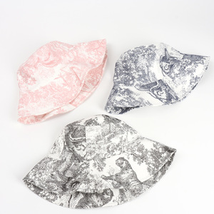 Chapeau Bob de Pêcheur de Haute Qualité, Motif Dessin Animé Décontracté, <span class=keywords><strong>Peinture</strong></span> à l'Encre, Tie-Dye, Broderie Personnalisée, Pare-Soleil, Imperméable, à Large Bord - Product Image 6