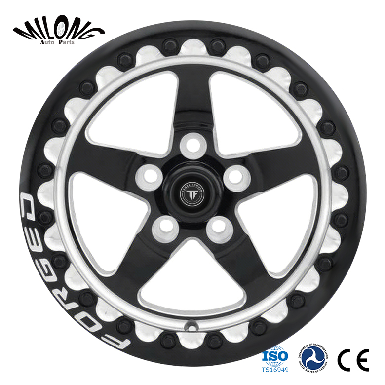 Negro brillante + plateado
