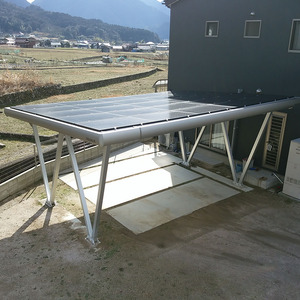 Structure de <span class=keywords><strong>carport</strong></span> <span class=keywords><strong>solaire</strong></span> extérieur étanche pour 2 ou 4 <span class=keywords><strong>voitures</strong></span> – Idées de conception de abri de stationnement <span class=keywords><strong>solaire</strong></span> - Product Image 2