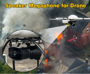 10KM वायरलेस ड्रोन <span class=keywords><strong>Megaphone</strong></span> खोज और बचाव के लिए ऑडियो एम्पलीफायर - Product Image 3