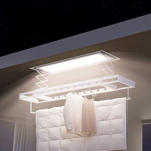 Hidden home balcony remote control lifting intelligent automatic embedding voice invisible electric drying rack - Product Image 3