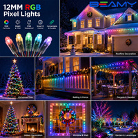 Módulo LED RGB para Exteriores, Resistente al Agua, con Cambio de Color de Píxeles, para Letreros LED, Carteleras, Decoración Navideña y de Halloween
