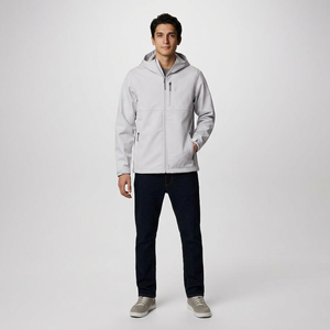 Veste Softshell d'hiver XL personnalisable pour hommes et femmes, décontractée, coupe-vent, imperméable, avec logo brodé, service OEM - Product Image 1