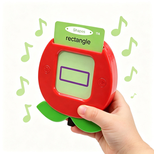 Vorschul-Sprechkarten-Lerngerät zum Einlegen und Lesen Pädagogisches Lernspielzeug Homeschool Montessori Vokabel-Tool - Product Image 5