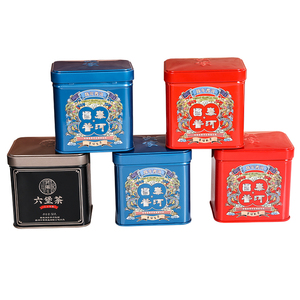 Thiết Kế Đẹp Tùy Chỉnh Oem Nhà Máy <span class=keywords><strong>Made</strong></span> <span class=keywords><strong>Rectangle</strong></span> Bao Bì Trà Sang Trọng Hộp Thiếc - Product Image 4