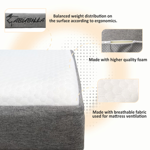 <span class=keywords><strong>Matelas</strong></span> de lit bébé respirant et durable de 6 pouces, blanc, avec mousse à mémoire de forme intelligente – Vente chaude - Product Image 2