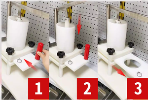 เครื่องทำเบอร์เกอร์ เครื่องกดเนื้อสำหรับทำแฮมเบอร์เกอร์ ใช้ในบ้าน <span class=keywords><strong>ร้าน</strong></span>อาหาร โรงงานผลิตอาหาร และสำหรับทำปลาทอด - Product Image 4