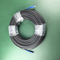 Cable de Conexión FTTH, 1F SC UPC-SC APC, 30M/50M de Longitud, Certificado CE/ROHS/ISO9001, Revestimiento LSZH/PVC, Uso en Exteriores