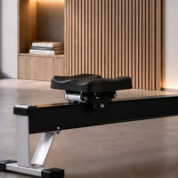 Máquina de Remo Comercial con Resistencia al Aire, Equipo de Cardio, Equipo de Gimnasio, Equipo de Ejercicio en Casa