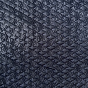 Tela acolchada de poliéster con estampado personalizado, material de abrigo con patrón de diamante para chaquetas de invierno a la moda - Product Image 3