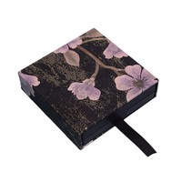 Boîte à tiroirs en film PE artistique à motif floral de style national, boîte flottante, nouvelle collection 2025, emballage en plastique pour ongles portables MH1206 Yiwu