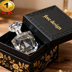 Eco-Friendly Single <b>Bottle</b> Book-Shaped Perfume <b>Box</b> Magnetic Closure Matte Black Rigid Packaging Custom Logo Liner UV Hot - Product Image 1