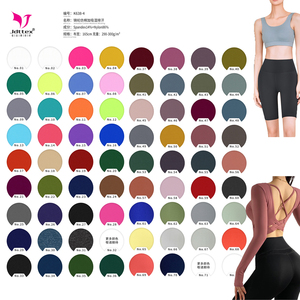 Wholesale Polyamide Stretch Moisture Wicking Spandex Cotton Feel Gym Wear Fabric for Yoga or Fitness - Product Image 3