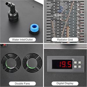 Vanace 1/3HP Équipement de refroidissement efficace de l'eau 300W bain de glace refroidisseur d'eau avec moteur et pompe 300L récupération économie d'énergie - Product Image 5