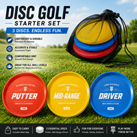 Lot de disques de golf professionnels personnalisables (logo et couleur) – Kit de démarrage pour tournoi – Disques standard, Distance, Driver, Mid-range, Putter