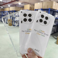 Coque de téléphone portable souple en TPU transparent de 2.0mm pour Tecno Camon 30 Pro Camon 19 Camon 40 Pro
