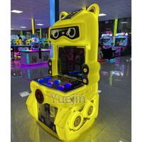 Machine de jeu d'arcade à monnayeur pour enfants en acier inoxydable, version anglaise