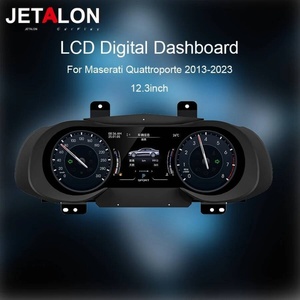 12.3" Car Digital Dashboard Maserati Quattroporte 2013-2021 LCD Instrument Cluster Panel 1920x720 Resolution <b>Plug</b> <b>Play</b> 1 Year - Product Image 1